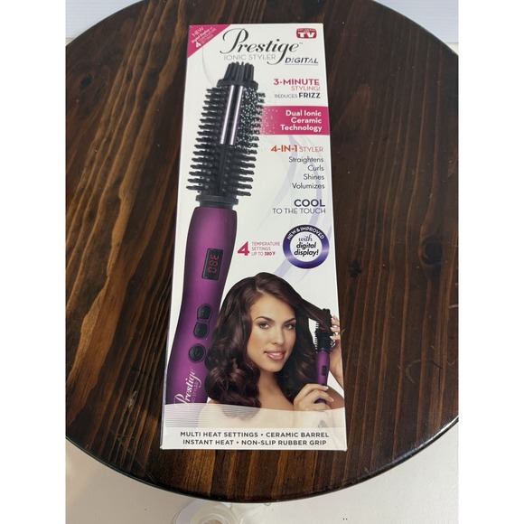 Prestige Ionic 4 In 1 Styler Ceramic Barrel Multi Heat Settings NIB - Picture 4 of 5